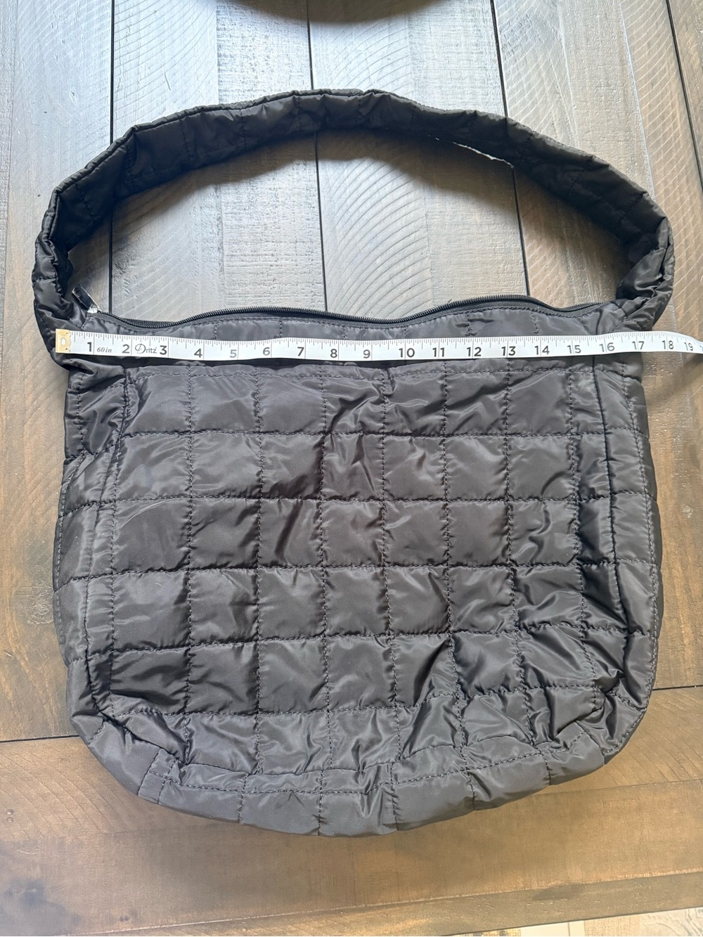 Quilted Black Shoulder Bag